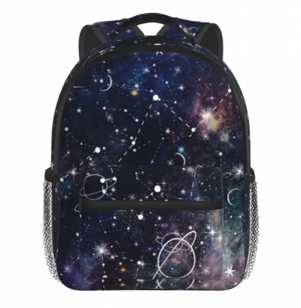 Tas dengan print motif bintang atau galaksi